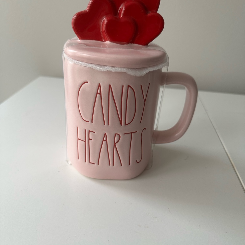 Rae Dunn Pink Candy Hearts Mug